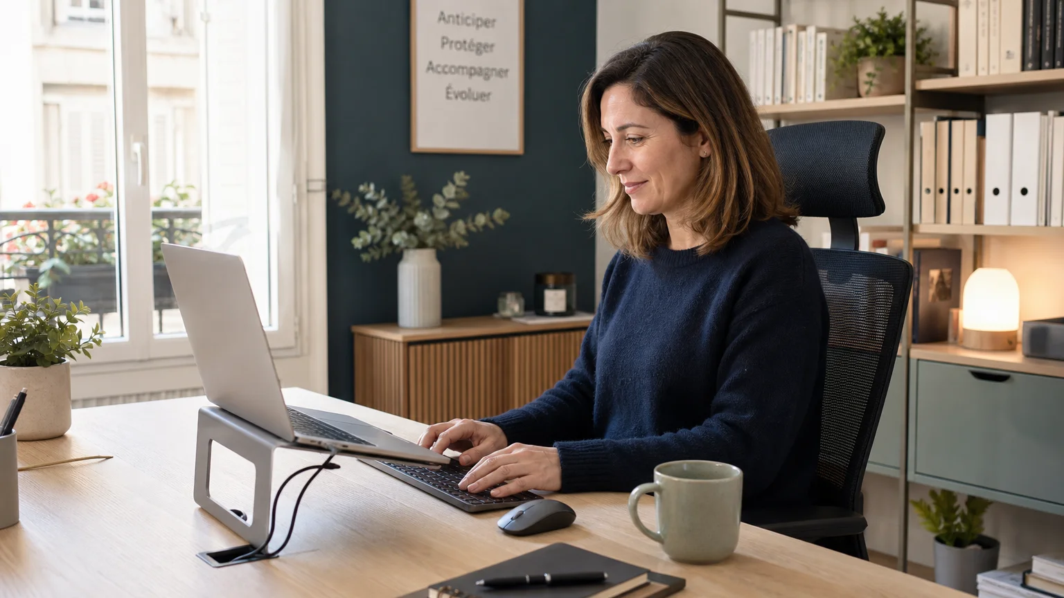 Poste de télétravail ergonomique et sécurisé à domicile